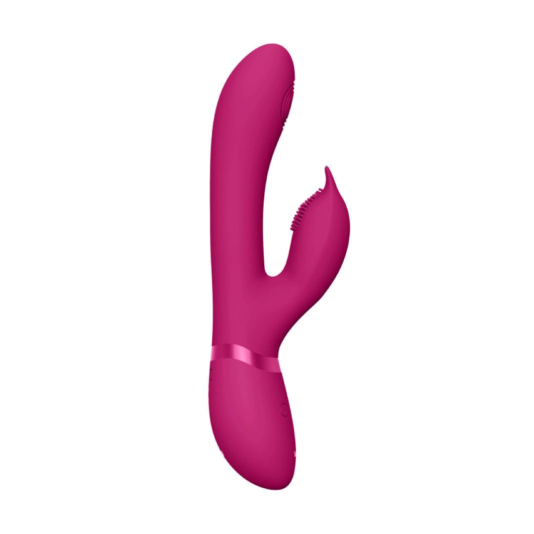 Вібратор-кролик Vive Aimi Pulse Wave &amp; Vibrating G-Spot Rabbit Рожевий, 1 шт